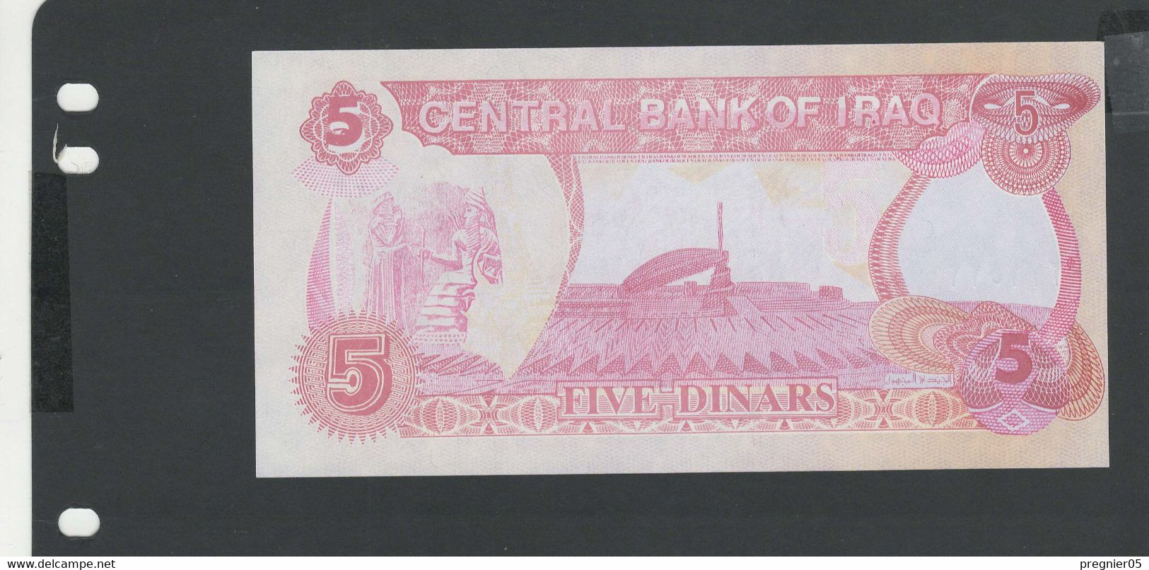 IRAK - Billet 5 Dinars 1992 NEUF/UNC Pick.80 - Iraq