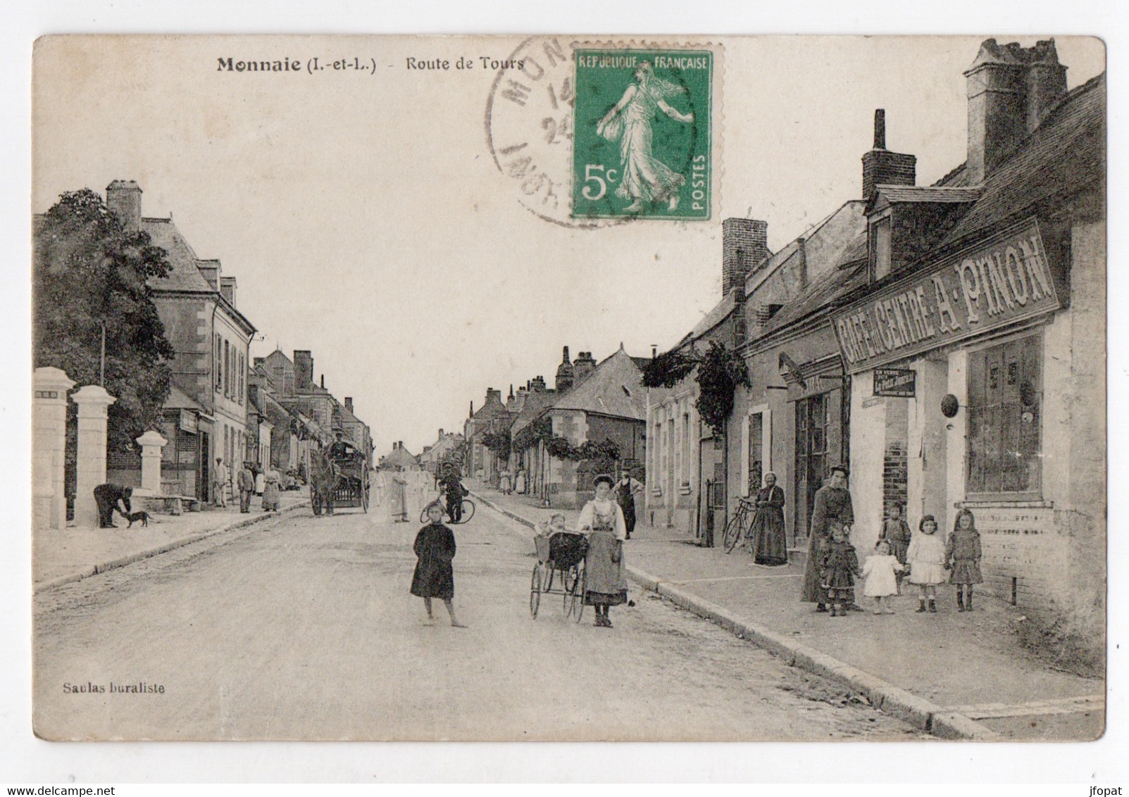 37 INDRE ET LOIRE - MONNAIE Route De Tours - Monnaie