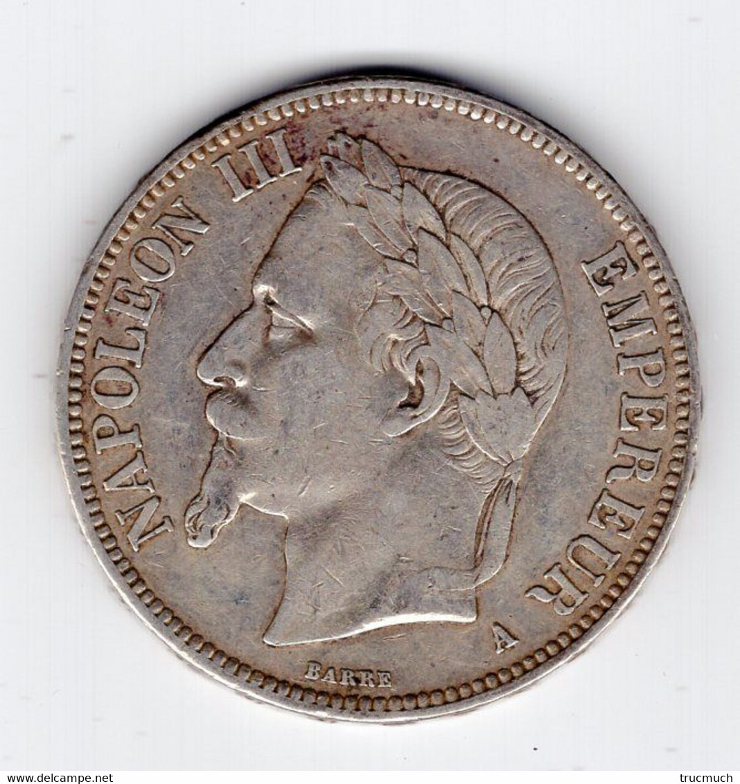 87 - FRANCE - Second Empire - Napoléon III Tête Laurée - 5 Francs 1868 A - 5 Francs