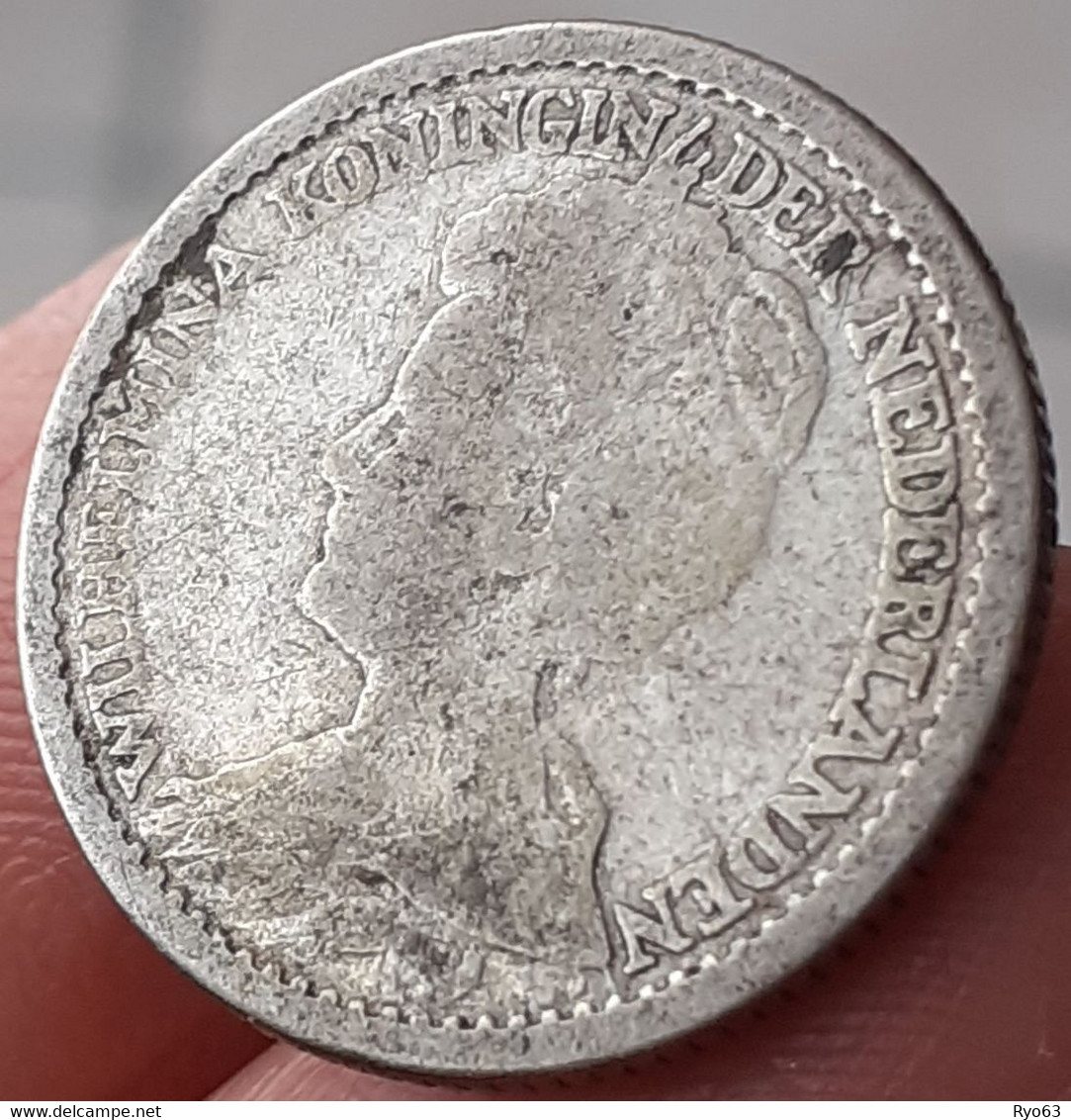 Monnaie 25 Cents 1912 Pays Bas - 25 Centavos