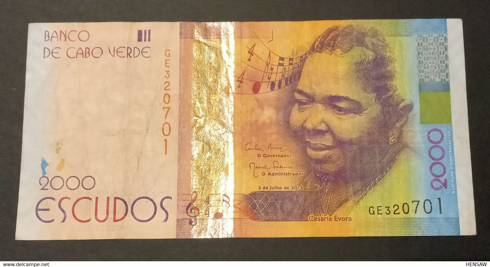 CAPE VERDE 2000 ESCUDOS P 74 2013 USADO USED - Cap Verde