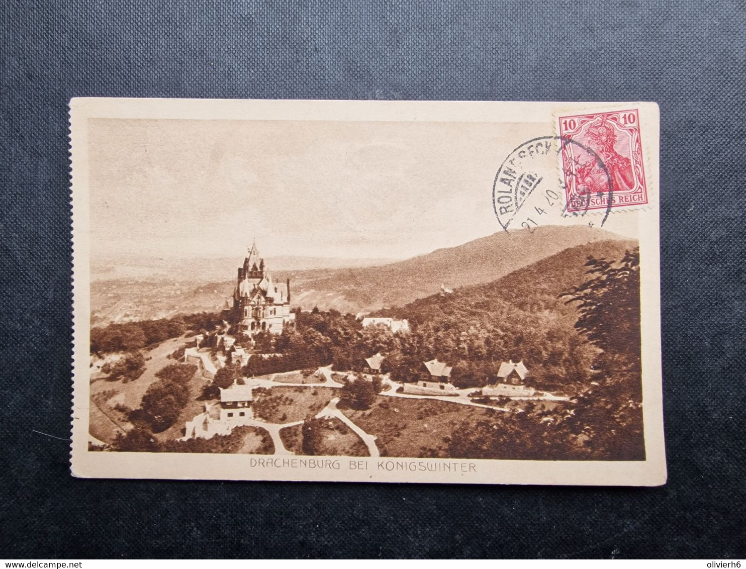 CP ALLEMAGNE (V1503) DRACHENBURG BEI KONIGSWINTER (2 Vues) 1920 - Drachenfels