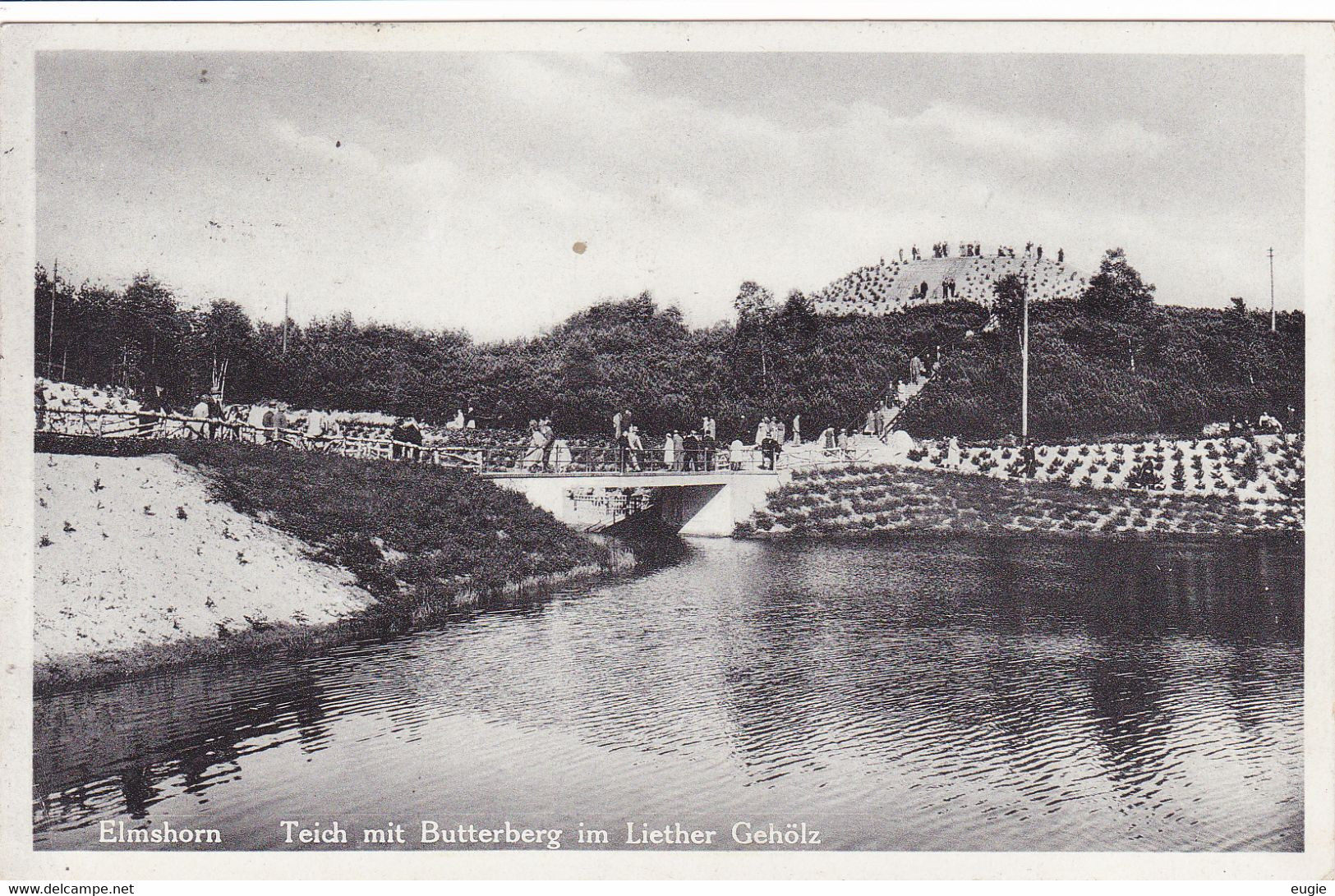 1726/ Elmshorn, Teich Mit Butterberg Im Liether Gehölz - Elmshorn