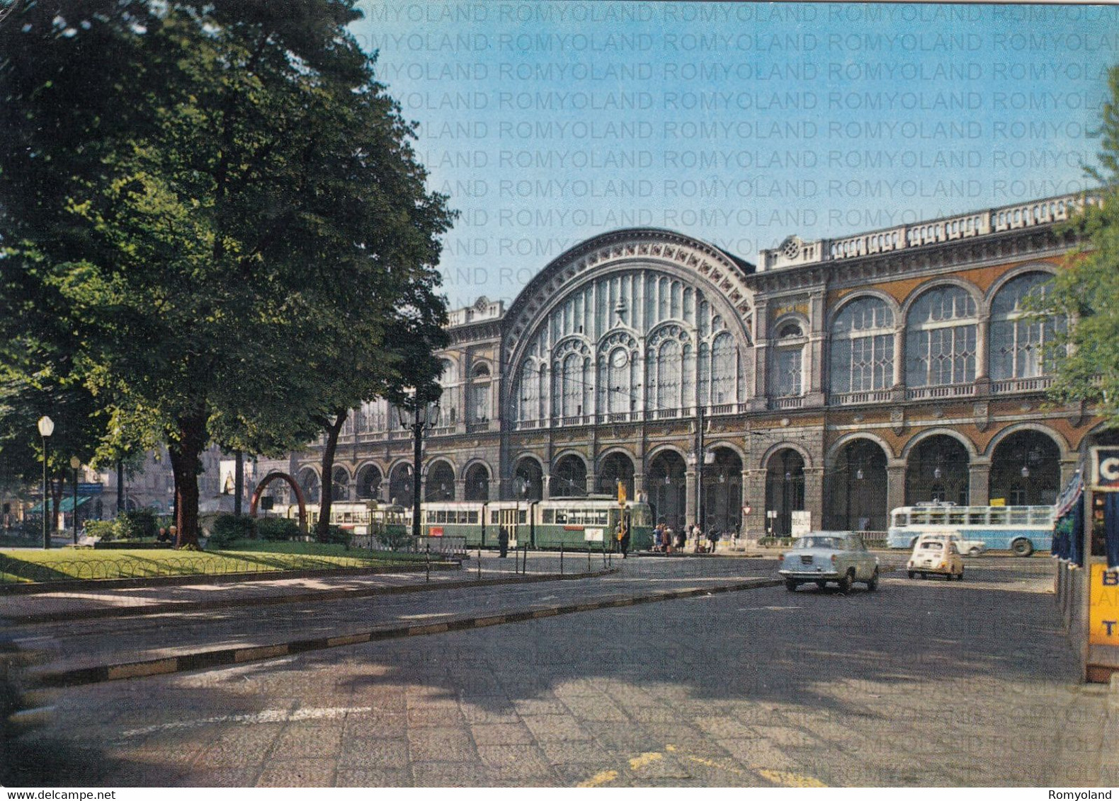 CARTOLINA  TORINO,PIEMONTE,STAZIONE DI PORTA NUOVA-CULTURA,MEMORIA,RELIGIONE,IMPERO ROMANO,BELLA ITALIA,NON VIAGGIATA - Stazione Porta Nuova