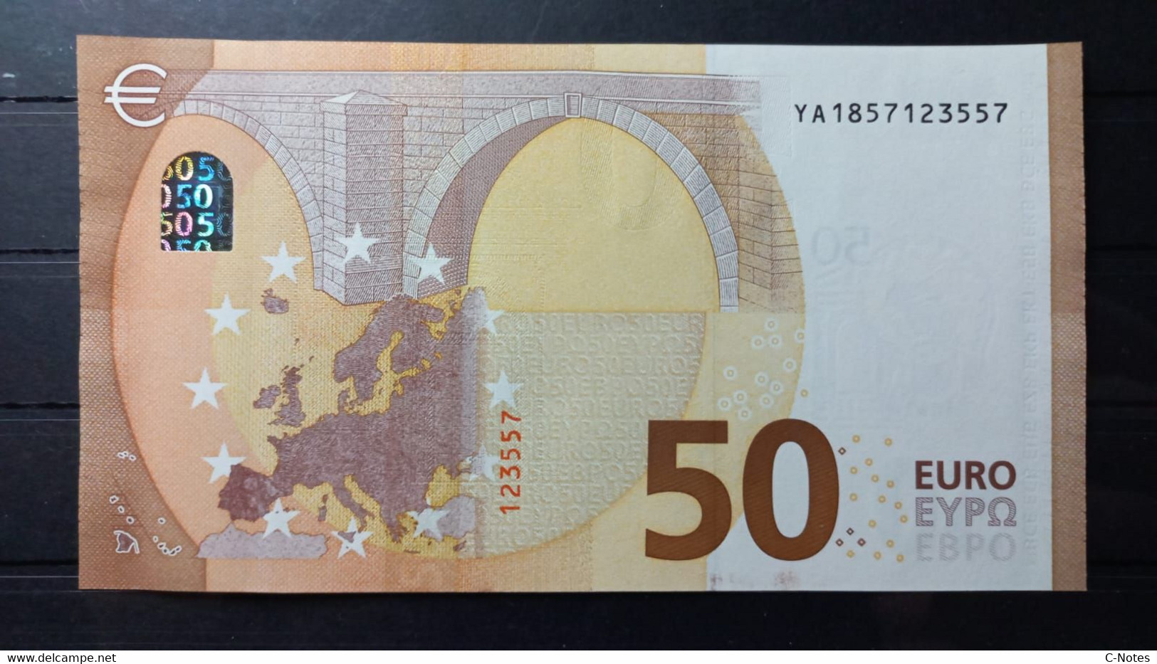 EUROPEAN CENTRAL BANK - GREECE YA Y004A2 - P.new – 1 X 50 EURO 2017 UNC  Signature LAGARDE Serie Y1857123557 - 50 Euro