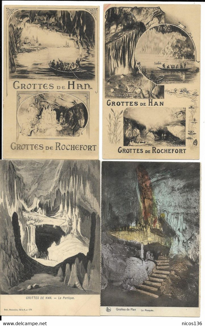 ROCHEFORT  GROTTES DE HAN  17 CARTES - Rochefort