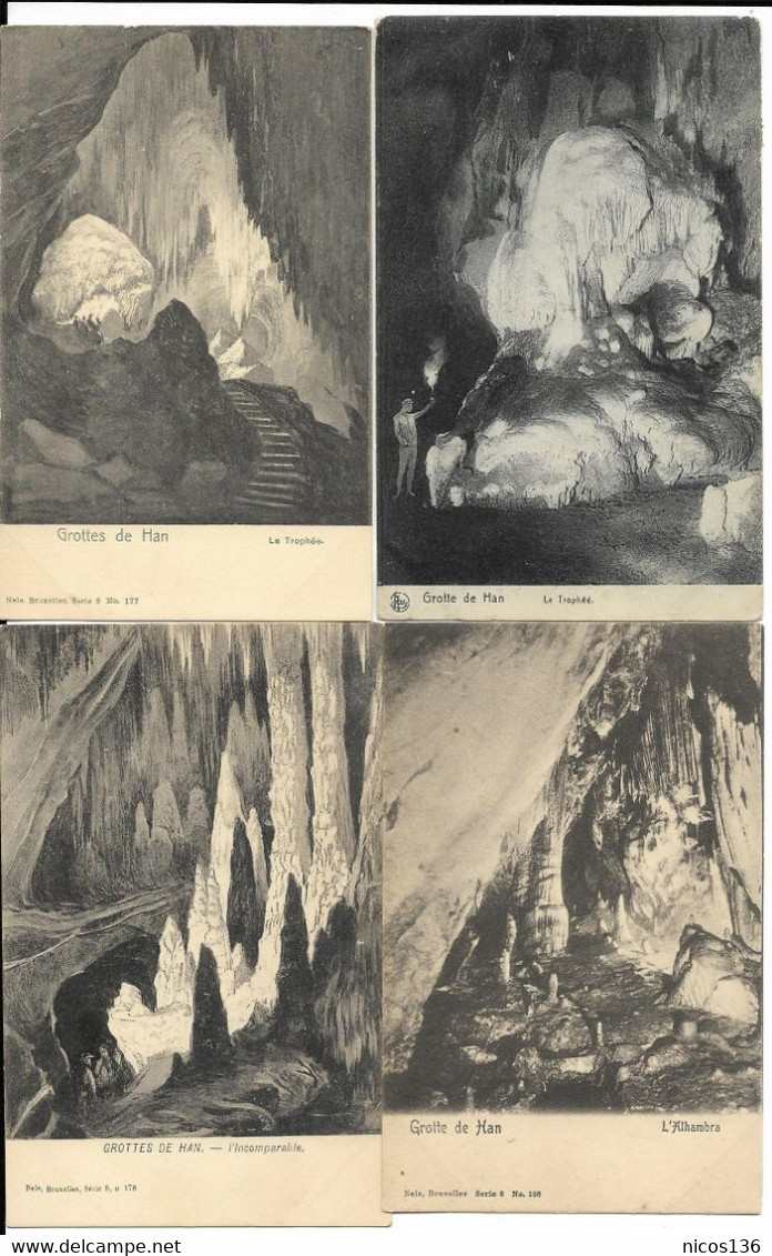 ROCHEFORT  GROTTES DE HAN  17 CARTES - Rochefort