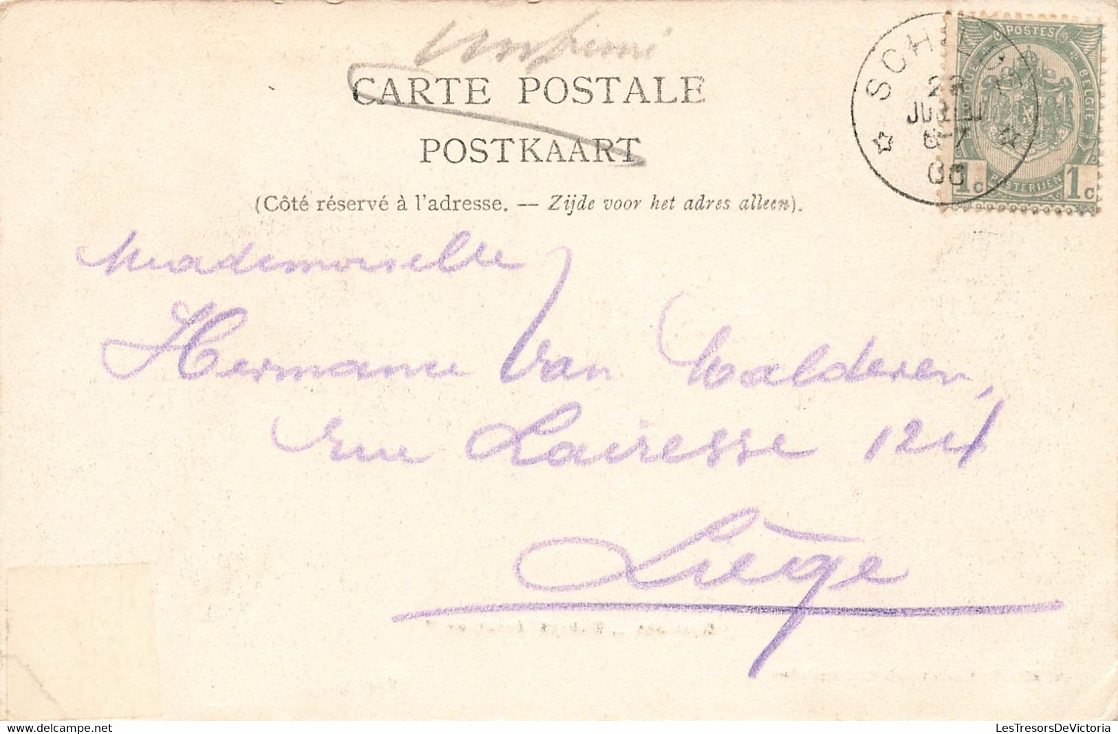 CPA St Antonius - Gesticht Robert Joostens - F Hoelen - Oblitération A étoile Schilde 1906 - Schilde