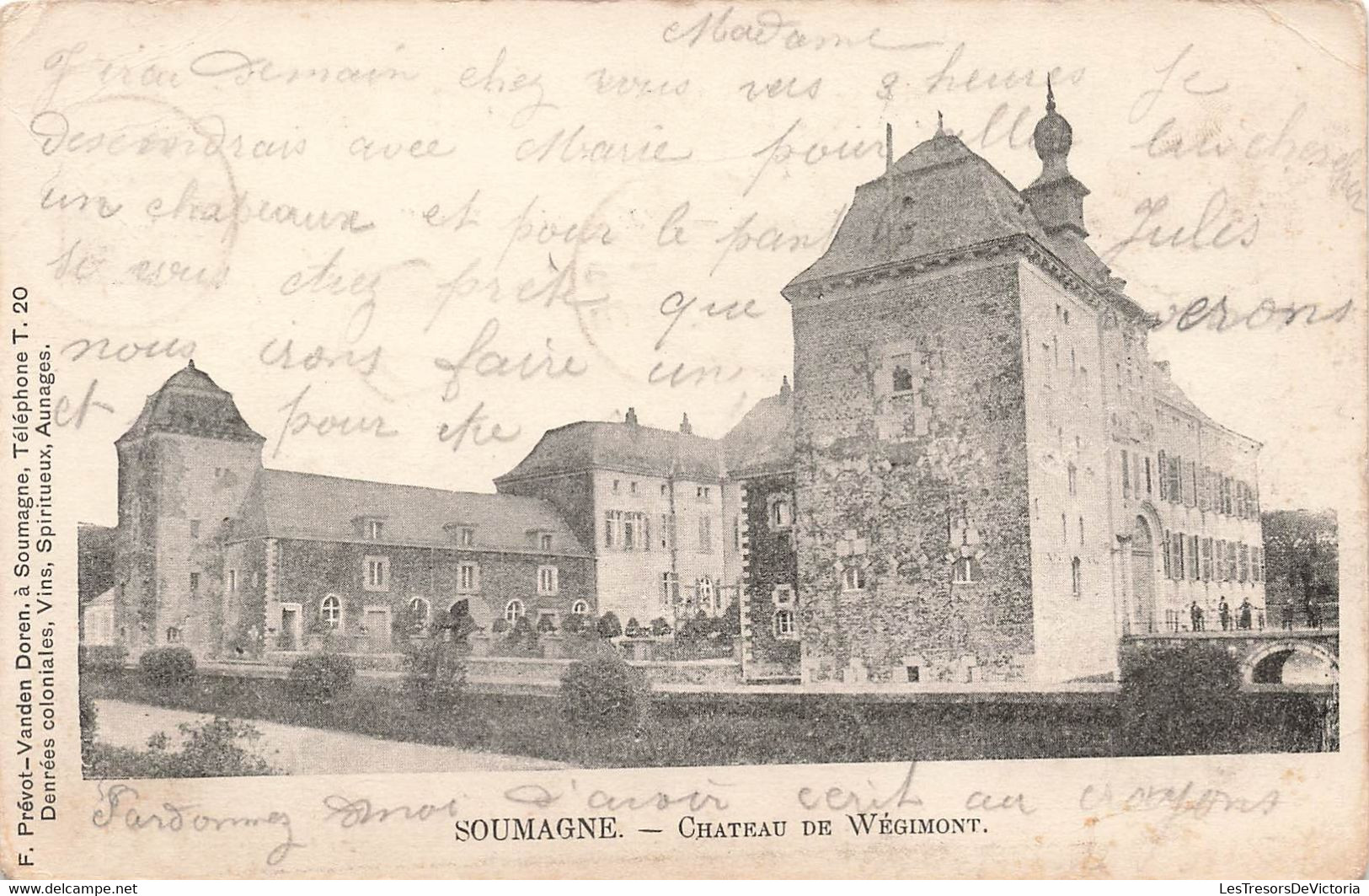 CPA Soumagne - Chateau De Wegimont - Prévot Vanden Doren - Denrées Coloniales - Soumagne