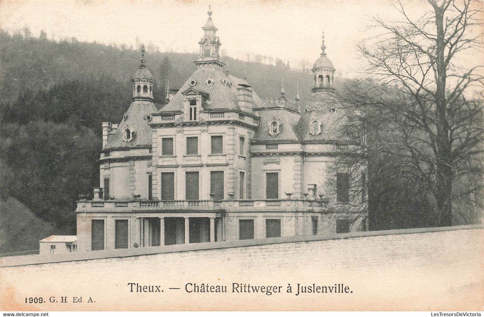 CPA Theux - Chateau Rittweger A Juslenville - 1909 G H Ed - Theux