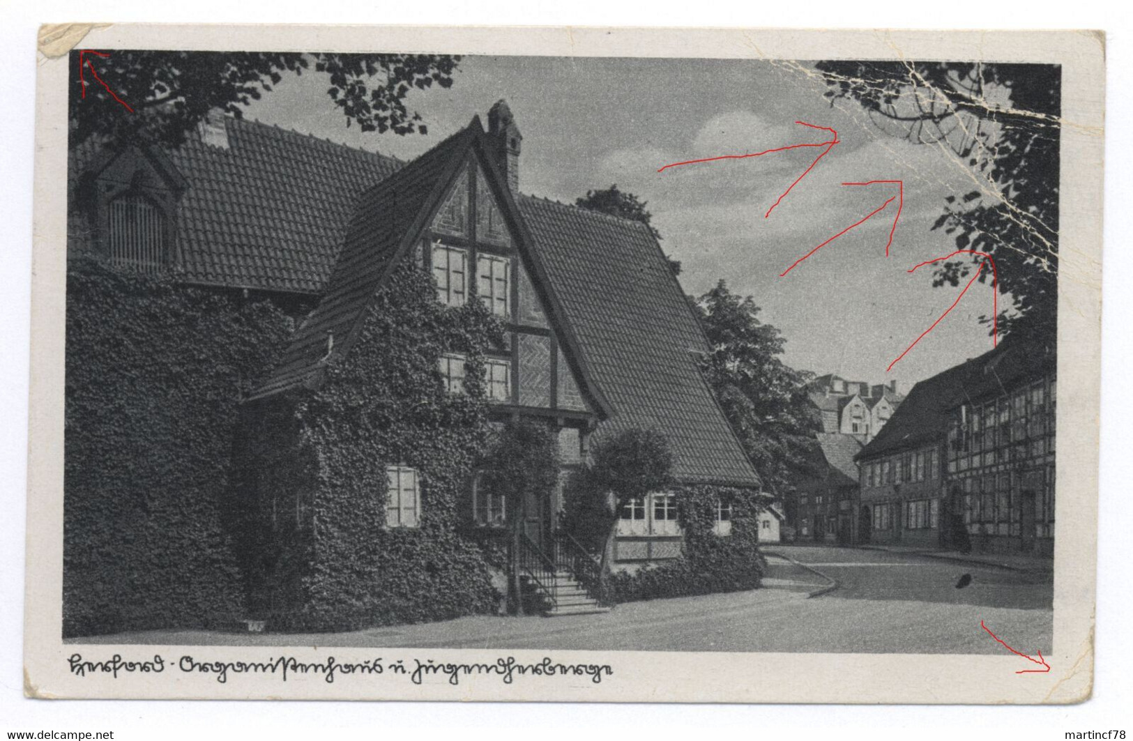 4900 Herford Organistenhaus U. Jugendherberge 1942 KLV Margaretenbad Prachatitz - Herford