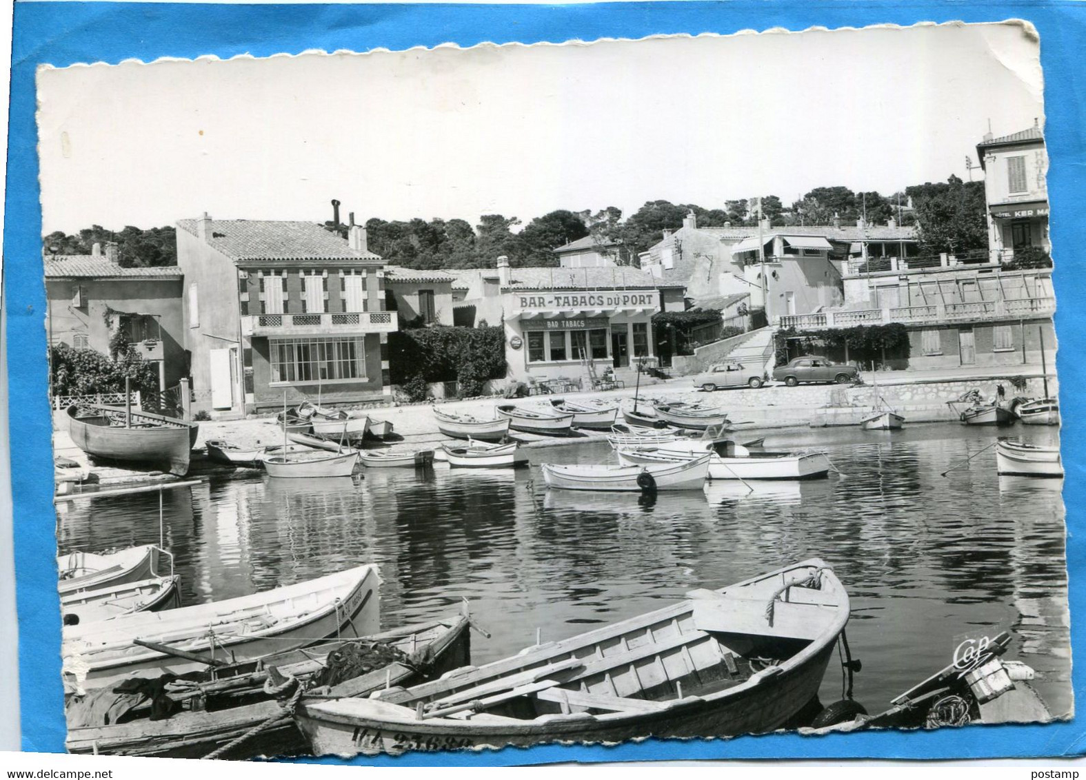 CARRY LE ROUET Coin Du Port Bar Tabacs Duport --beau Plan éditeur Cie AP -années 50-60 - Auriol