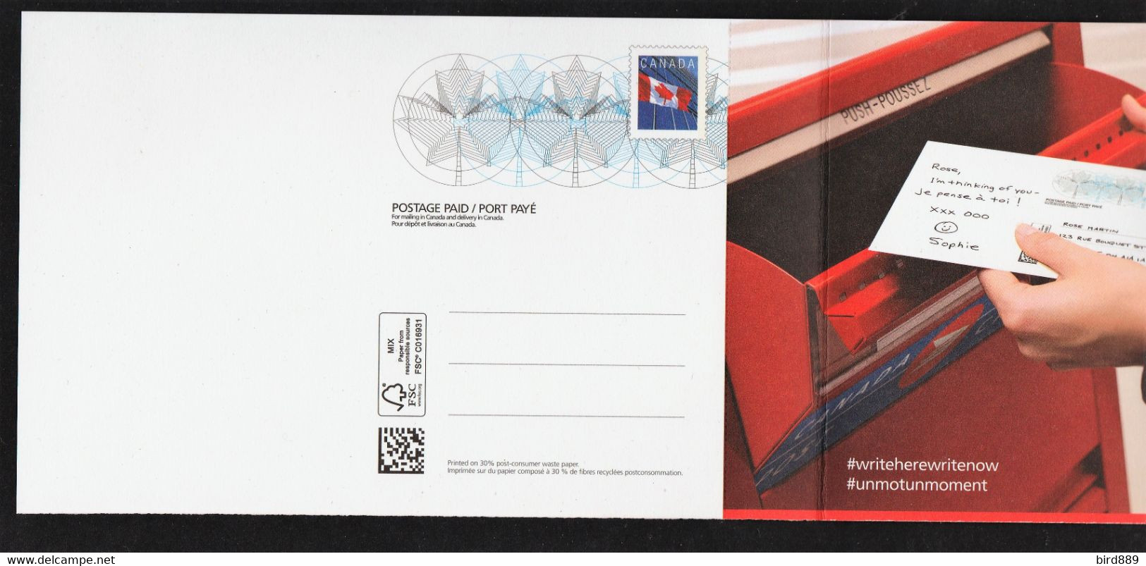 2021 Canada Post Card Issued To Help Canadians Stay In Touch During COVID Pandemic New - Moderne Ansichtskarten