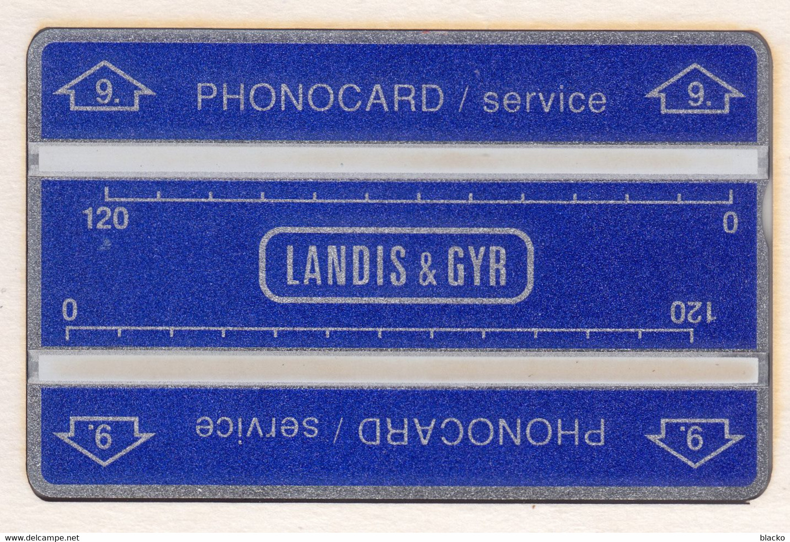 Netherlands - 1993 Service Card 3mm Notch 9 In Arrow 341K - Dbz04 - [4] Test- U. Dienstkarten