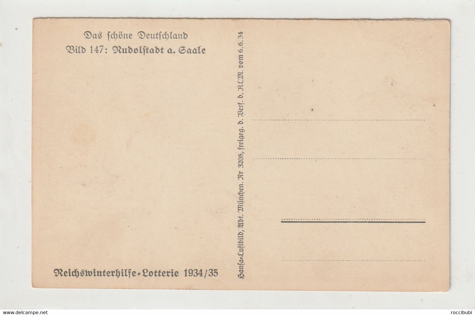Rudolstadt 1934/35, Thüringen - Rudolstadt