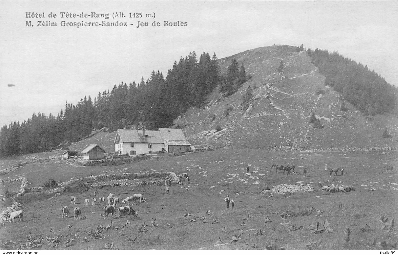 Hôtel De La Tête De Ran Rang Zélim Grospierre Sandoz Val De Ruz La Sagne - La Sagne