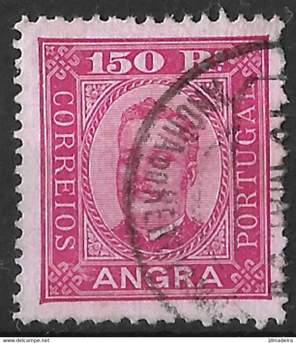 Angra – 1892 King Carlos 150 Réis Used Stamp - Angra