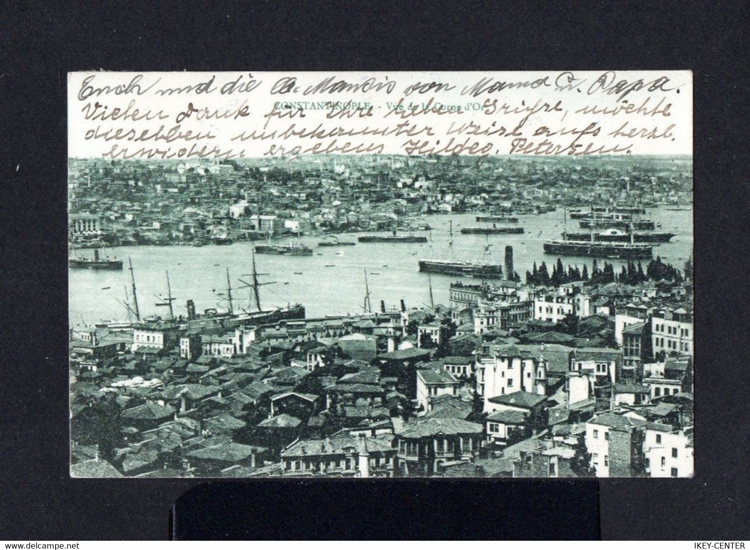 S4268-TURKEY-OLD OTTOMAN POSTCARD CONSTANTINOPLE  To ZURICH (switzerland) 1925.Carte Postale TURQUIE Postkarte Turkei - Briefe U. Dokumente