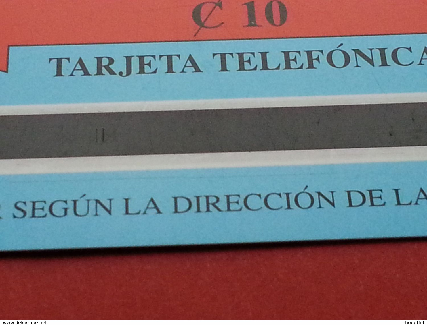 EL SALVADOR - RARE ELS-M-02 TEST 10C Colon No $ BLUE (T0120.5 - El Salvador