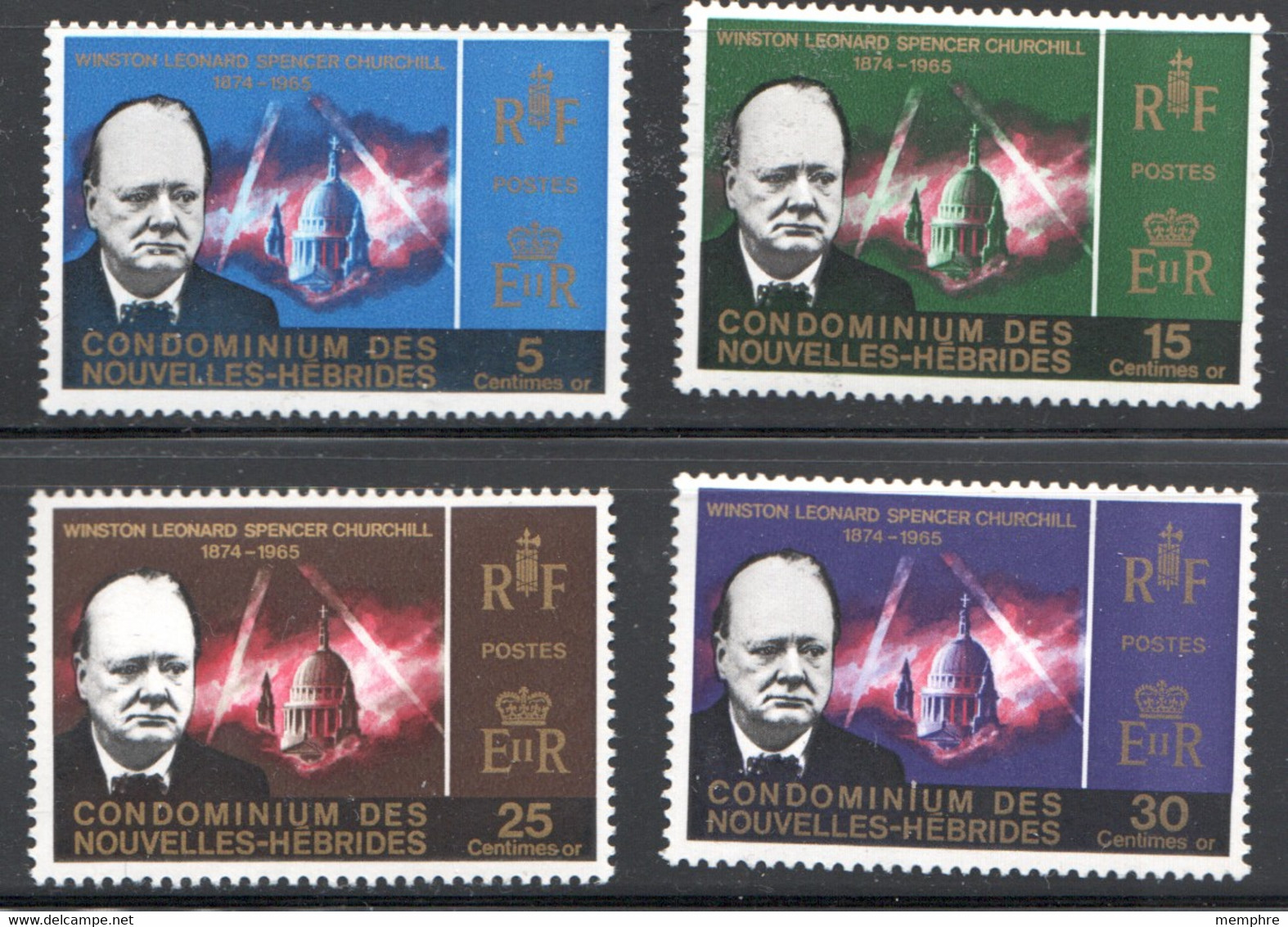 1966   Churchill  Légendes Françaises  Yv 227-230 * - Nuevos