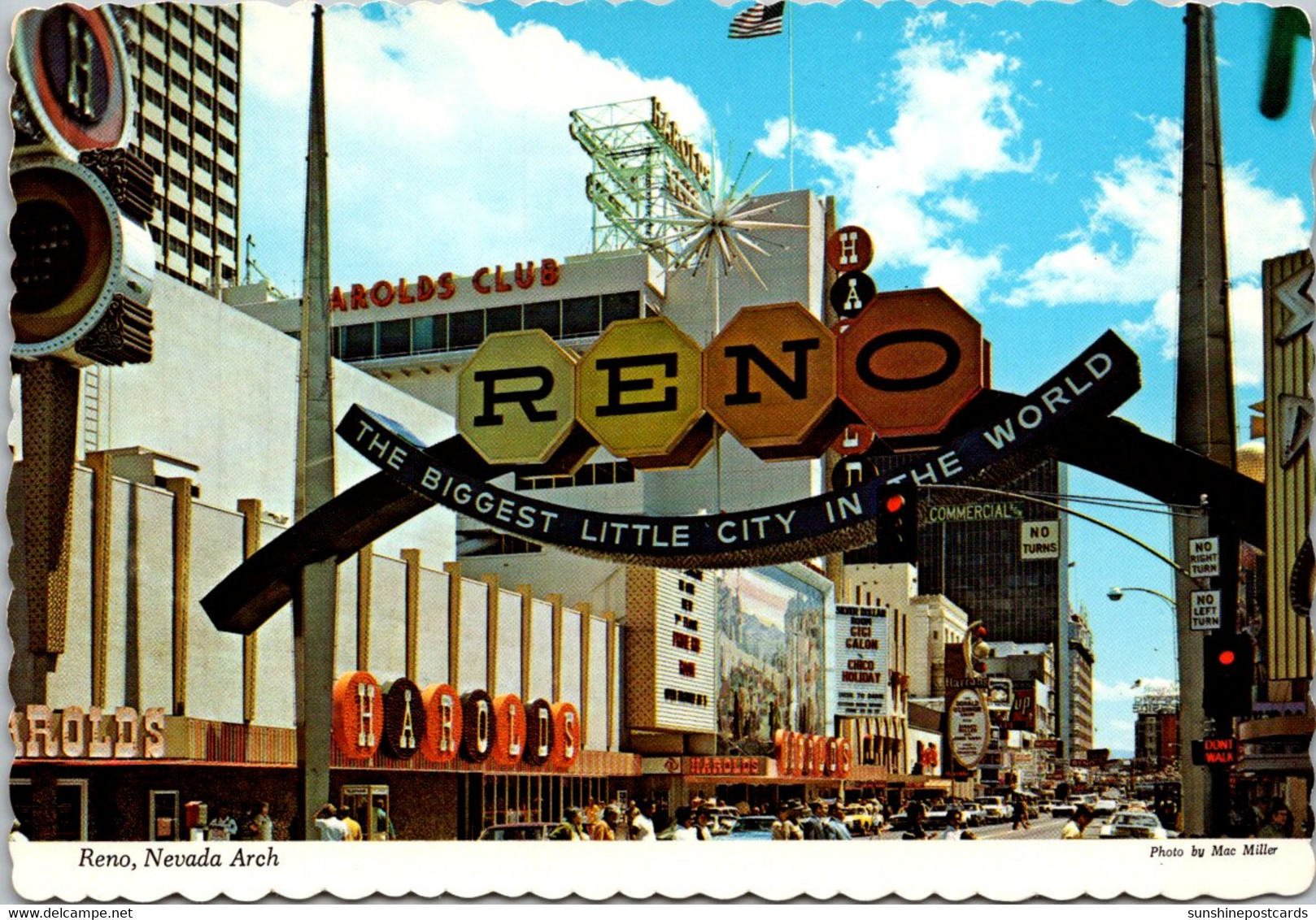 Nevada Reno The Arch And Virginia Street - Reno