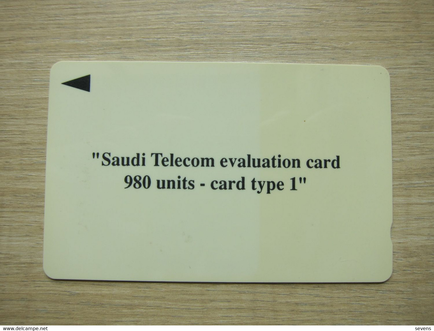 GPT Phonecard,1SAUD Saudi Telecom Evaluation Card 980Units  Card Type 1,mint - Saoedi-Arabië