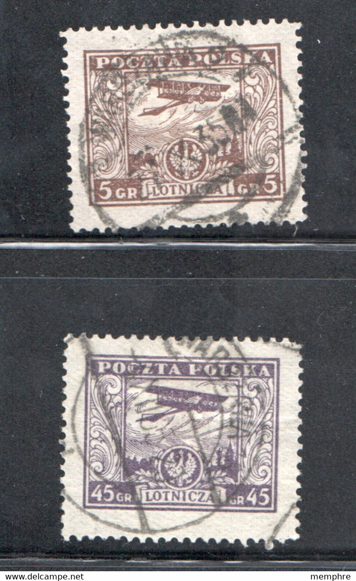 1925  Plane Airmail  Sc C3, 9  Used - Nuevos