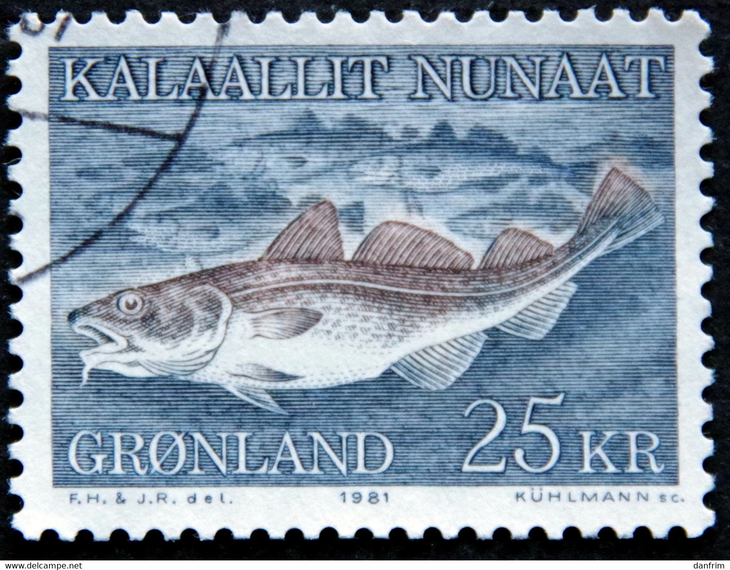 Greenland 1981 Cod - Fish    MiNr.129  ( Lot E 2686  ) - Oblitérés