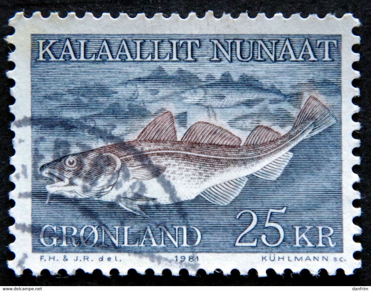 Greenland 1981 Cod - Fish    MiNr.129  ( Lot E 2687  ) - Used Stamps