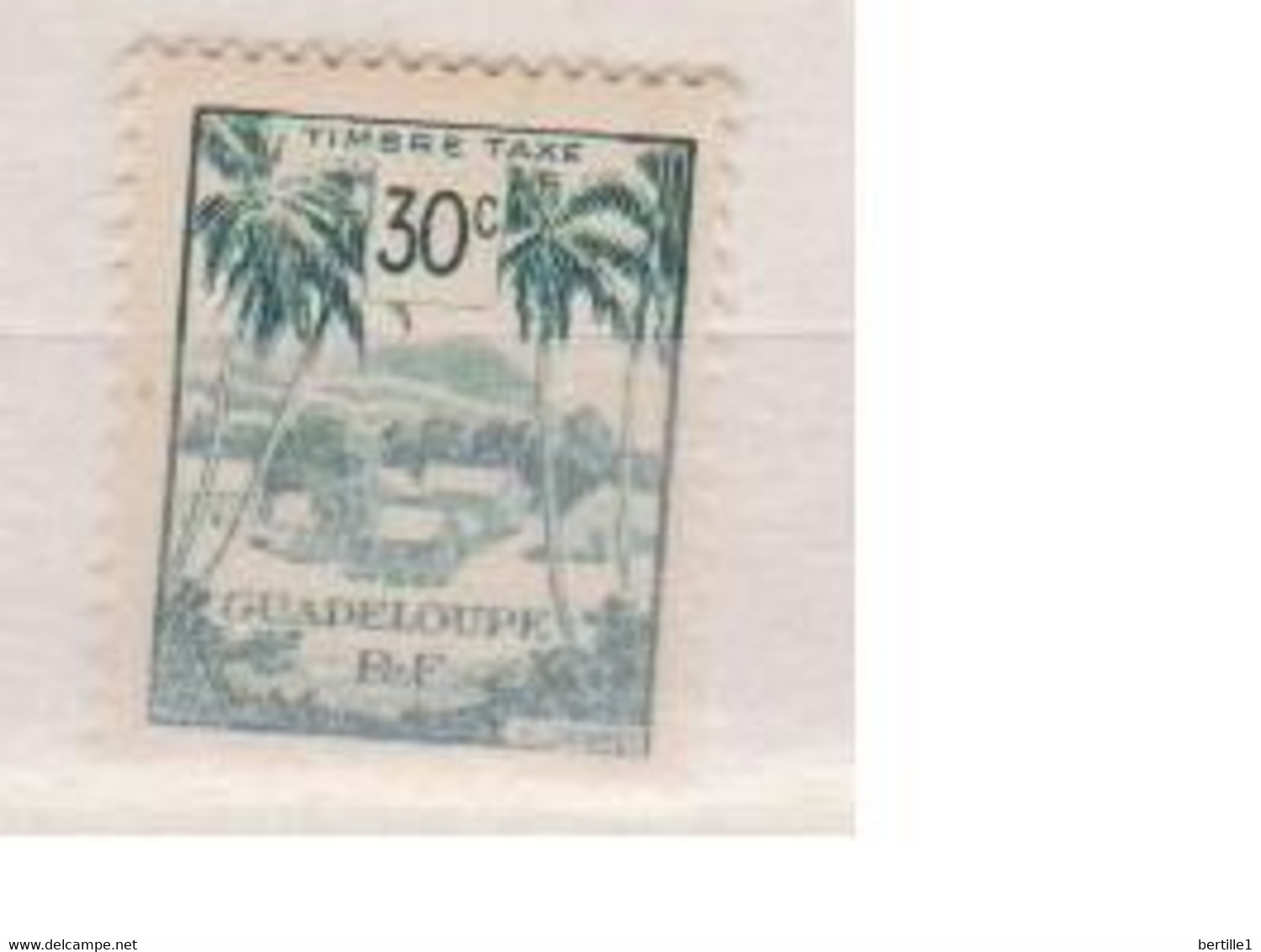 GUADELOUPE        N° YVERT TAXE 42   NEUF SANS CHARNIERES  (NSCH 01/ 31  ) - Timbres-taxe