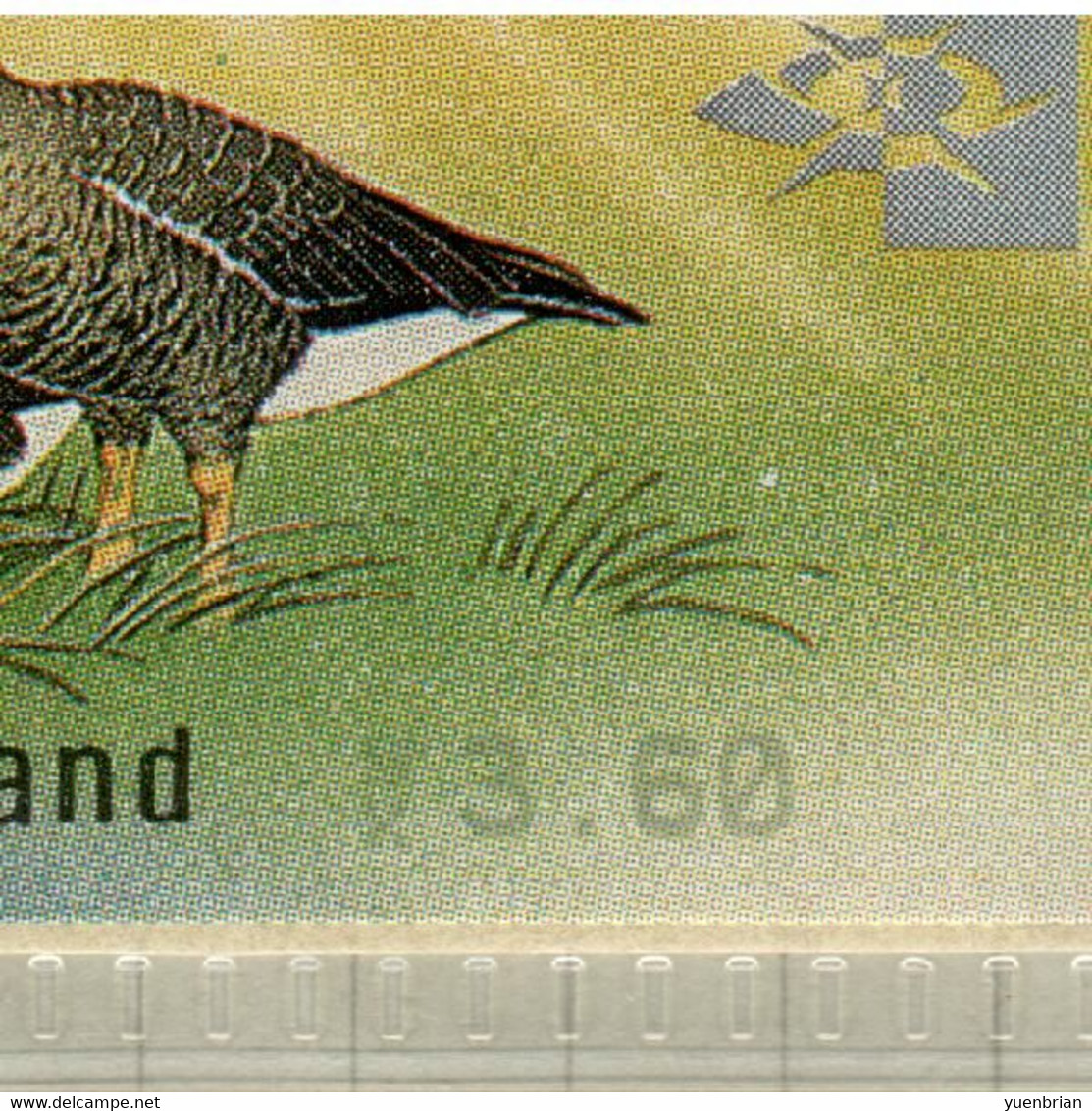 Finland 2001, Bird, Birds, Geese, ATM, 1v With Receipt, MK3.60, MNH** - Ganzen