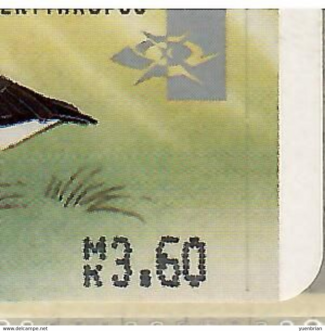 Finland 2001, Bird, Birds, Geese, ATM, 1v With Receipt, MK3.60, MNH** - Ganzen