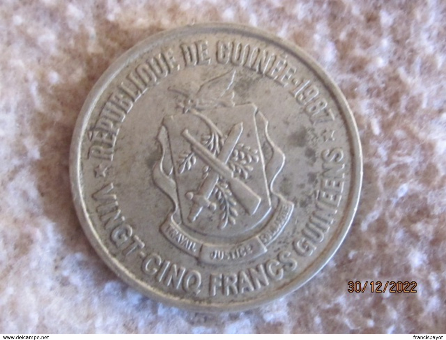 République De Guinée: 25 Francs 1987 - Guinea