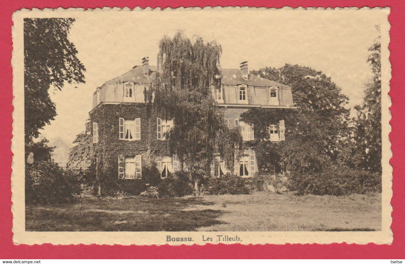 Boussu - Villa " Les Tilleuls "  - 1948 ( Voir Verso ) - Boussu