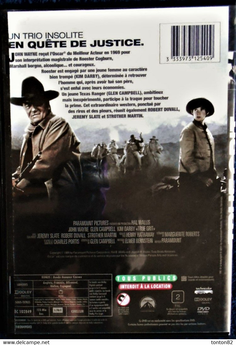 True Grift ( 100 Dollars Pour Un Shérif ) - John Wayne . - Western/ Cowboy
