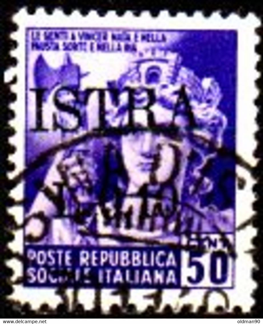 Italy -A866- Yugoslav Occupation - Istria 1945 (o) Used - Quality To Your Opinion. - Yugoslavian Occ.: Istria