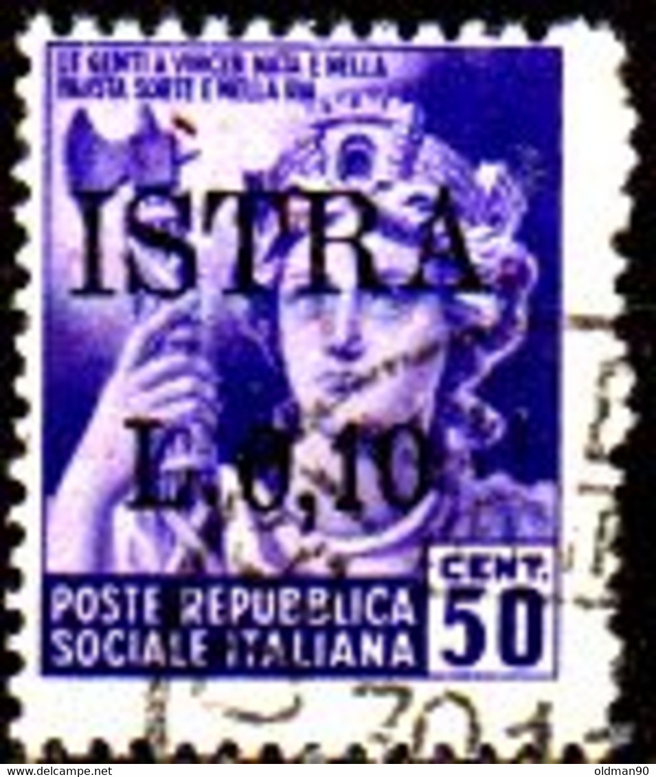 Italy -A867- Yugoslav Occupation - Istria 1945 (o) Used - Quality To Your Opinion. - Occup. Iugoslava: Istria