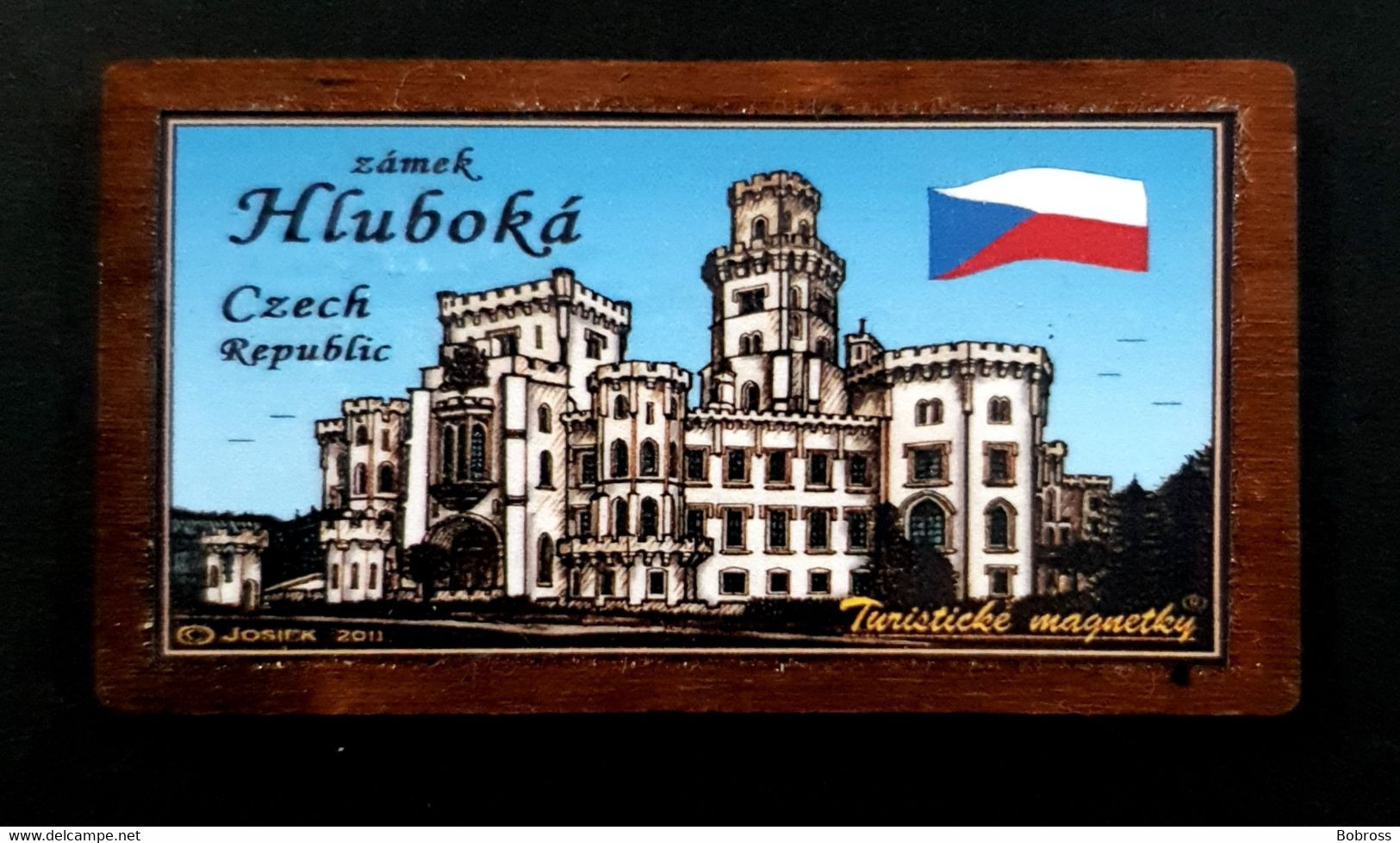 Fridge Magnet, Zámek Hluboká, Czech Republic - Tourisme