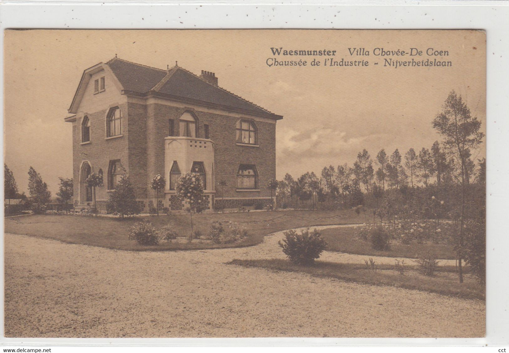 Waasmunster   Villa Chavée-De Coen   Chaussée De L'Industrie   Nijverheidslaan - Waasmunster