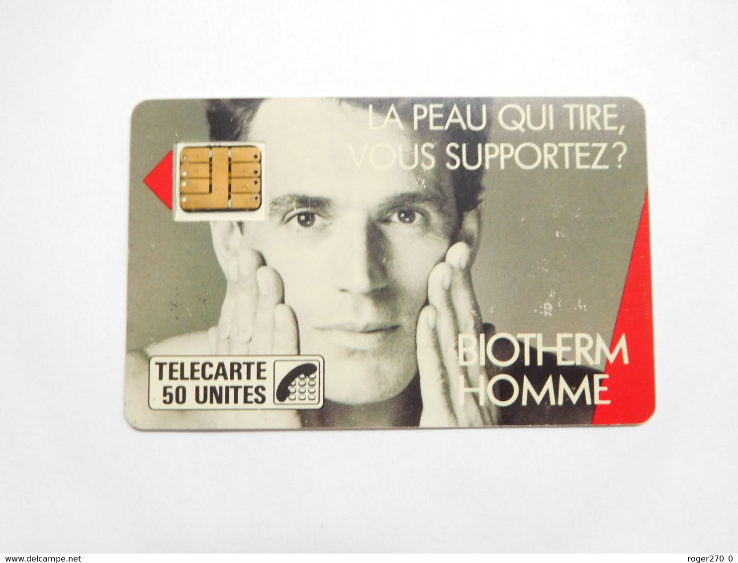 Télécarte Publique , F3 , SC3 , Biotherm , état Courant , Cote : 100 Euros - 1987