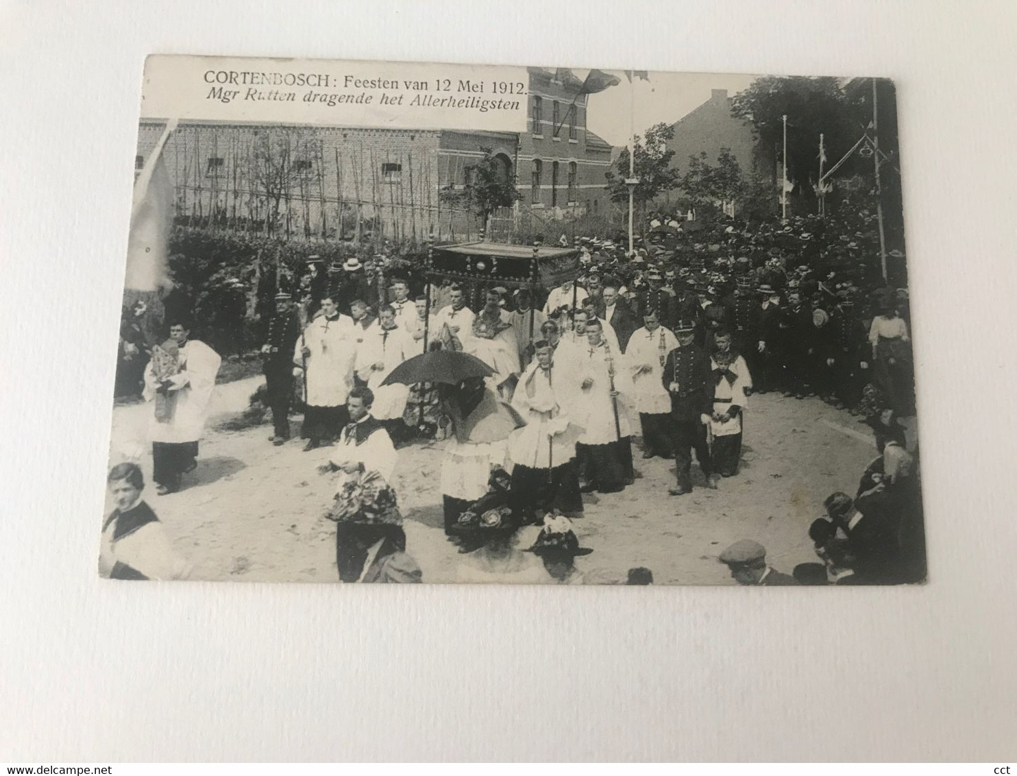 Cortenbosch  Kortenbos   Sint-Truiden    Feesten Van 12 Mei 1912   Mgr Rutten Dragende Het Allerheiligsten - Sint-Truiden