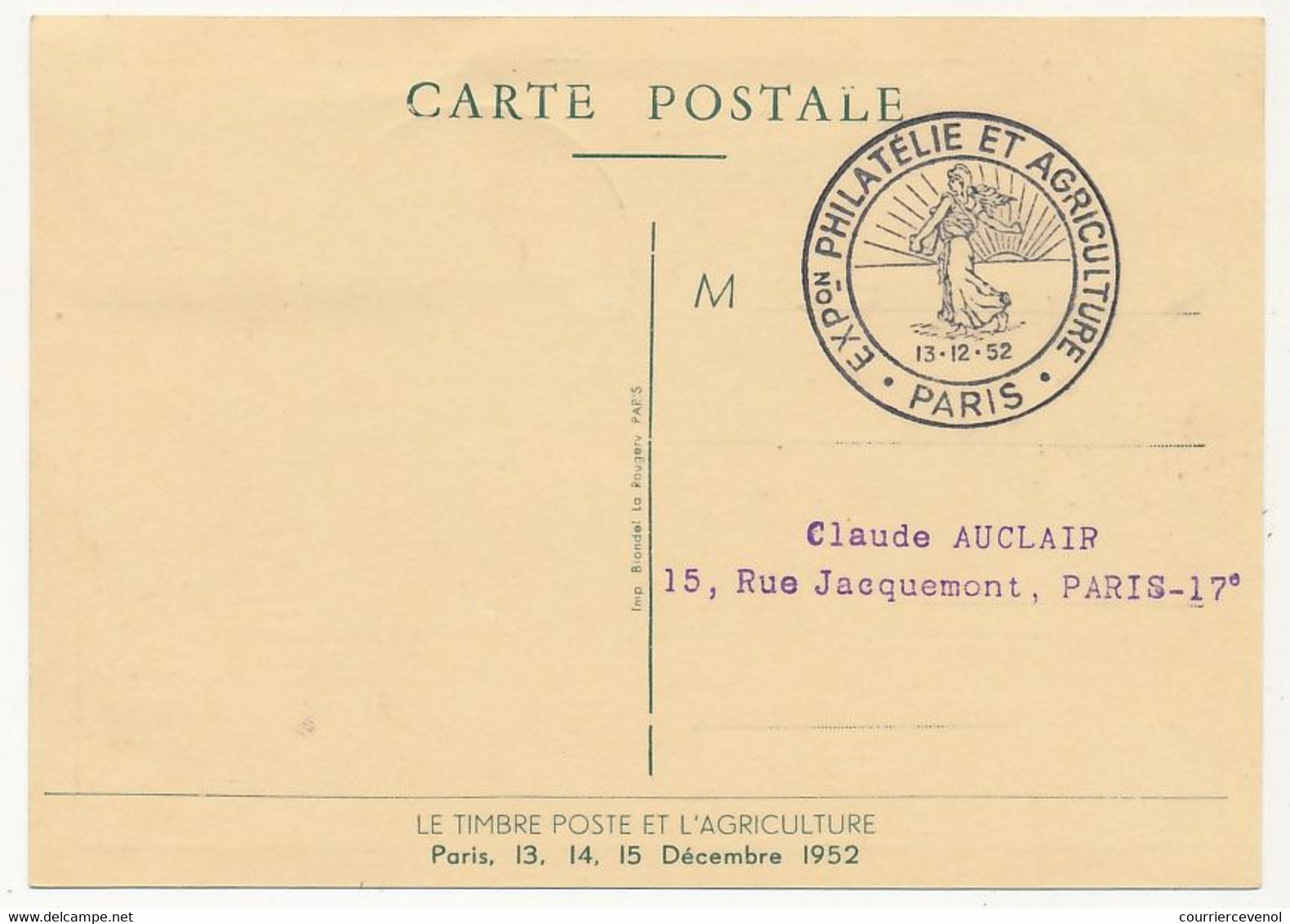 FRANCE - 2 Cartes Maximum - Croix Rouge - "Enfant Sur Un Dauphin" (2 Valeurs) Obl Philatélie Et Agriculture Paris - 1950-1959
