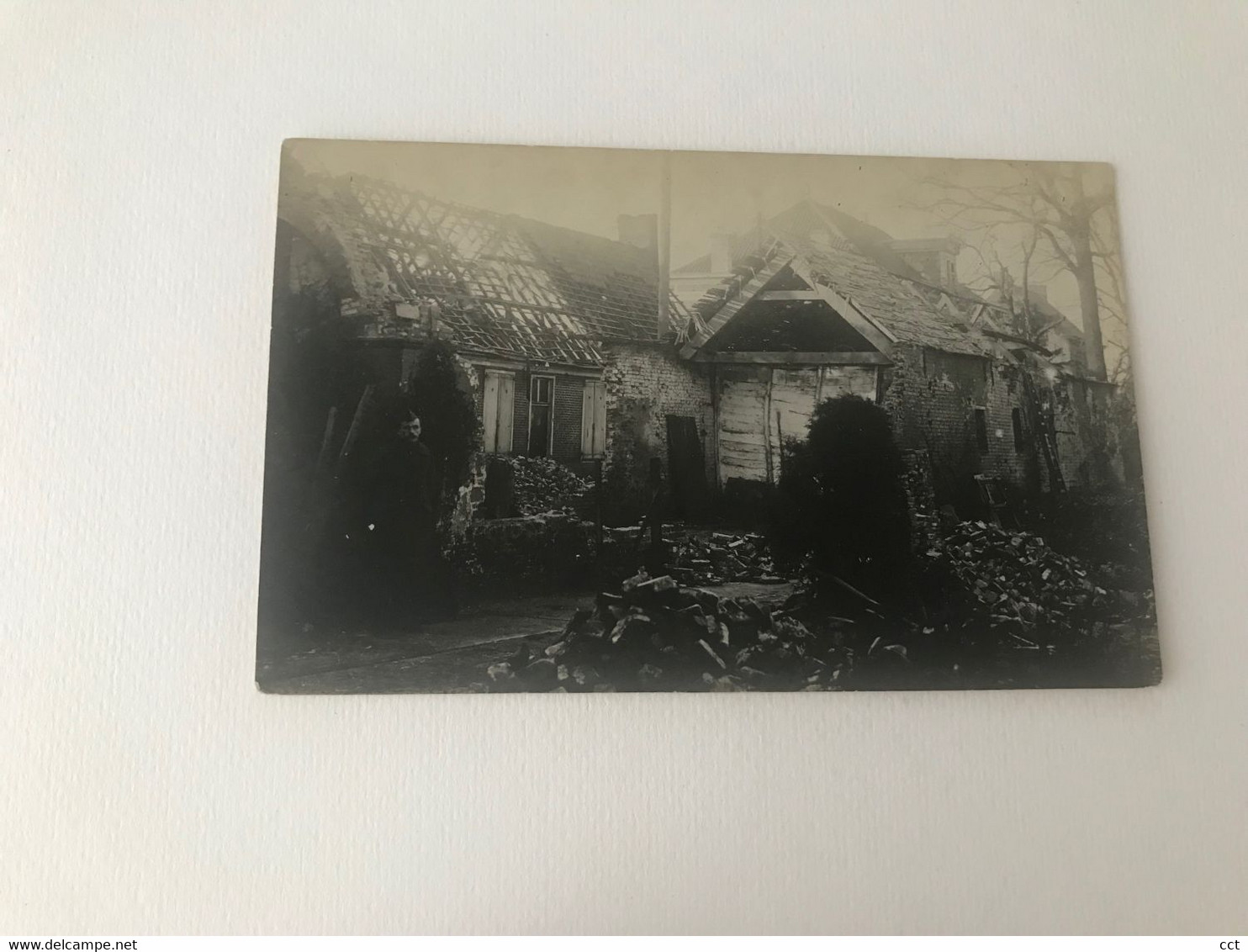 Somerghem  Zomergem  FOTOKAART Van Vernielingen Tijdens De Eerste Wereldoorlog FOTO A De Maegt - Zomergem