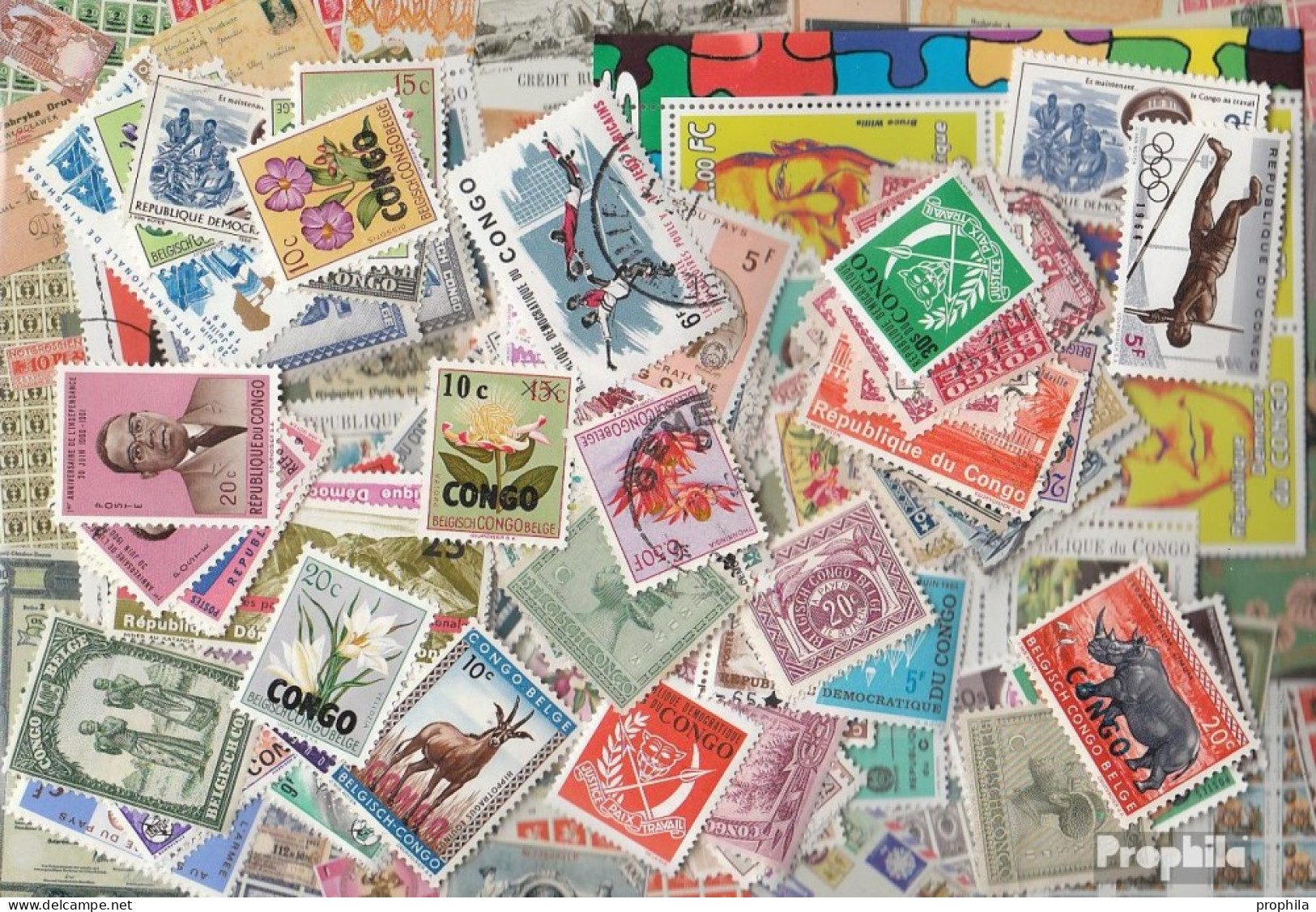 Belgisch-Kongo 150 Verschiedene Marken - Collezioni
