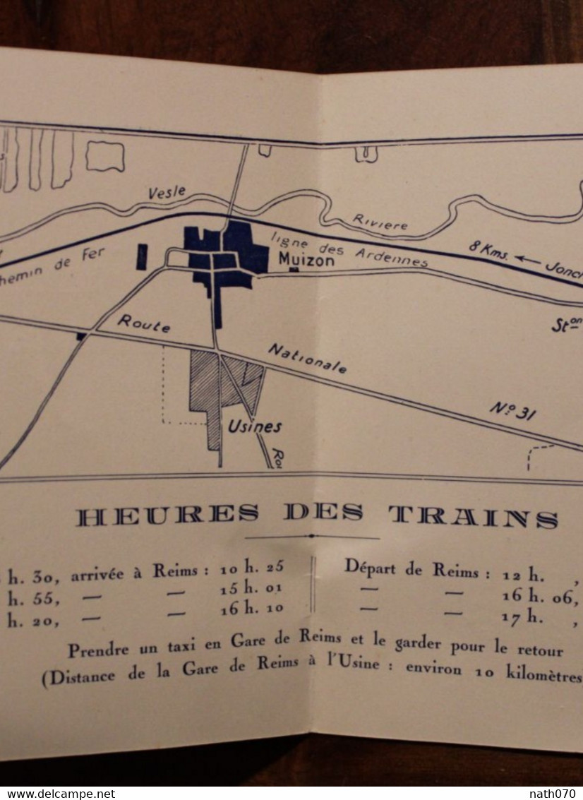 1928 Muizon (Marne) Usine RENO caoutchouc récupéré Lot de 6 photos dont ouvrières + carton permis de visiter Rare lot !