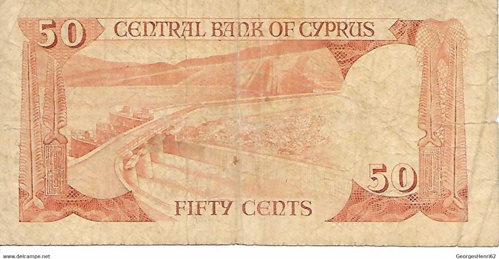 CHYPRE - 50 Sent - 1/12/1984 - (49a) - Cyprus