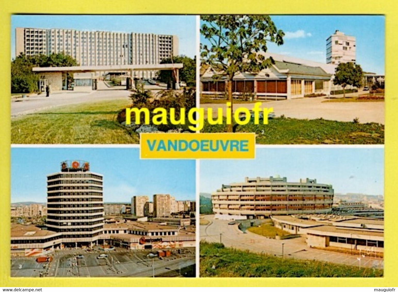 54 MEURTHE ET MOSELLE / VANDOEUVRE / DIFFERENTS ASPECTS DE LA COMMUNE / CARTE MULTIVUES - Vandoeuvre Les Nancy