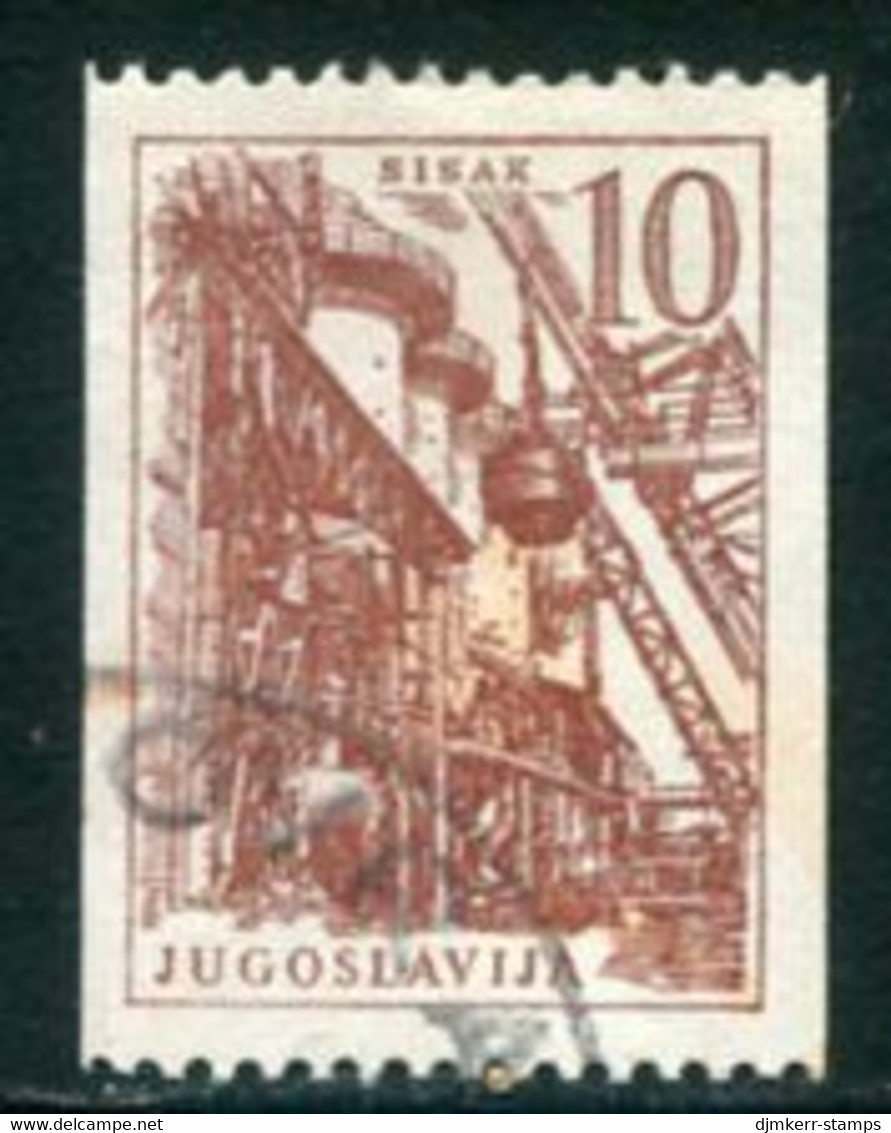 YUGOSLAVIA 1961 Definitive 10 D. Coil Stamps Used.  Michel 941 - Usati