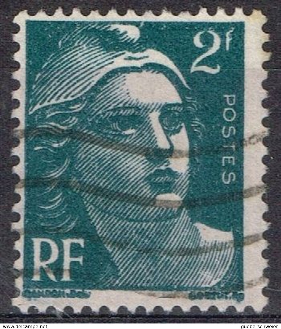 FR VAR 84 - FRANCE N° 713 Obl. Marianne De Gandon Variété Bonnet Avec Pointe - Gebraucht