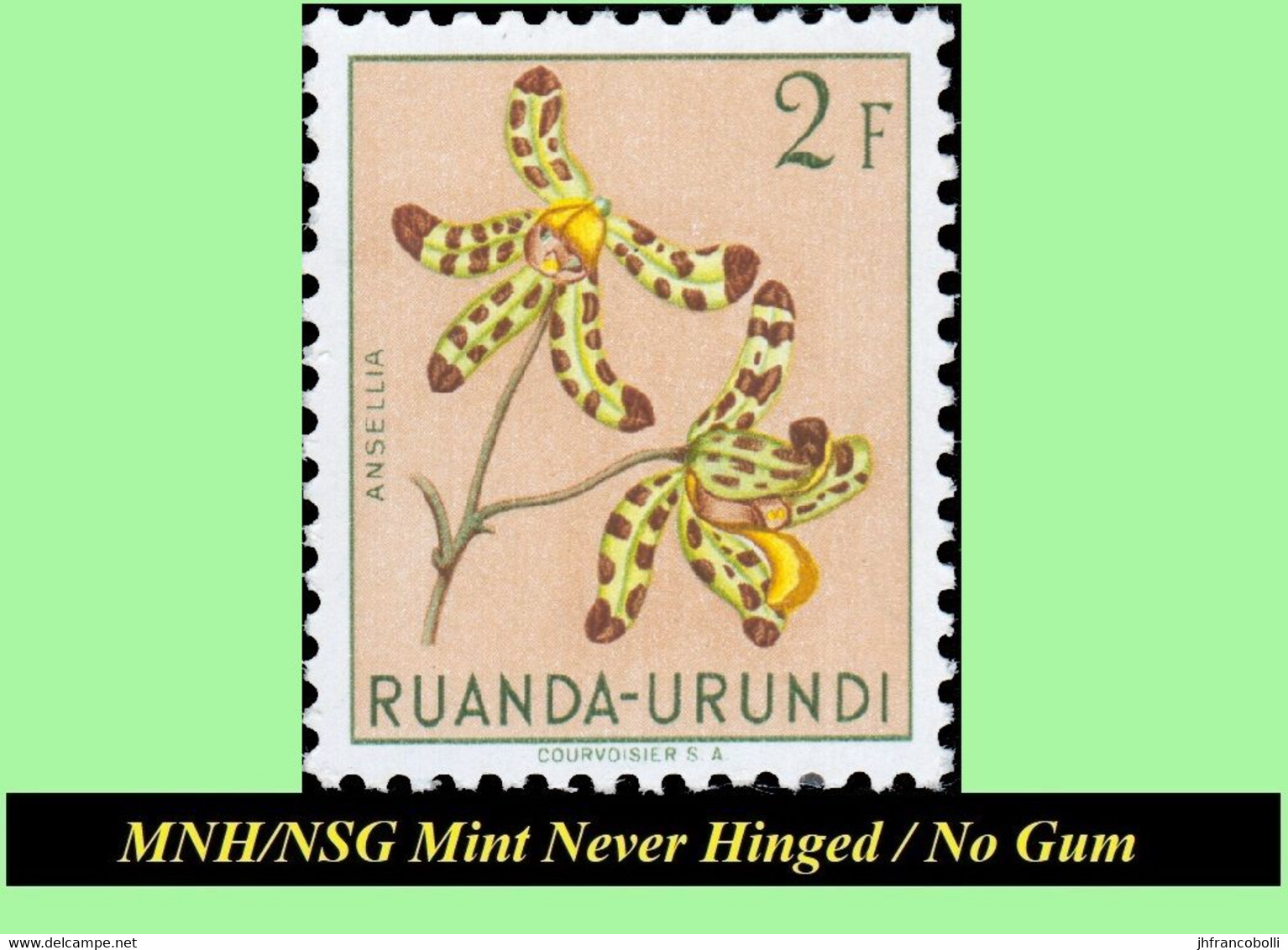 1953 ** RUANDA-URUNDI RU 177/195 MNH/NSG TROPICAL FLOWERS SET  ( x 19 stamps ) [ NO GUM ]